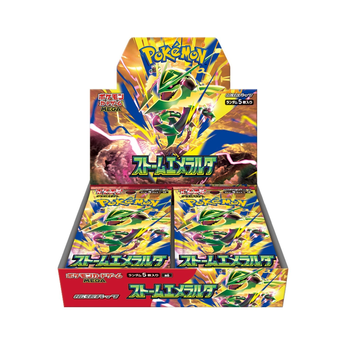 Display Pokémon MEGA Storm Emeralda M6 japonaise scellée
