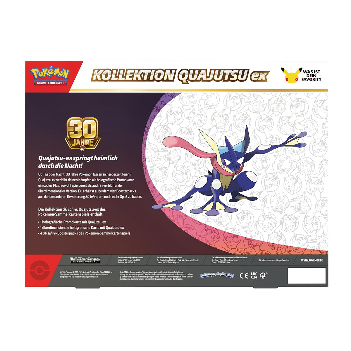 Pokémon : Coffret 30e Anniversaire – Amphinobi-ex [FR]