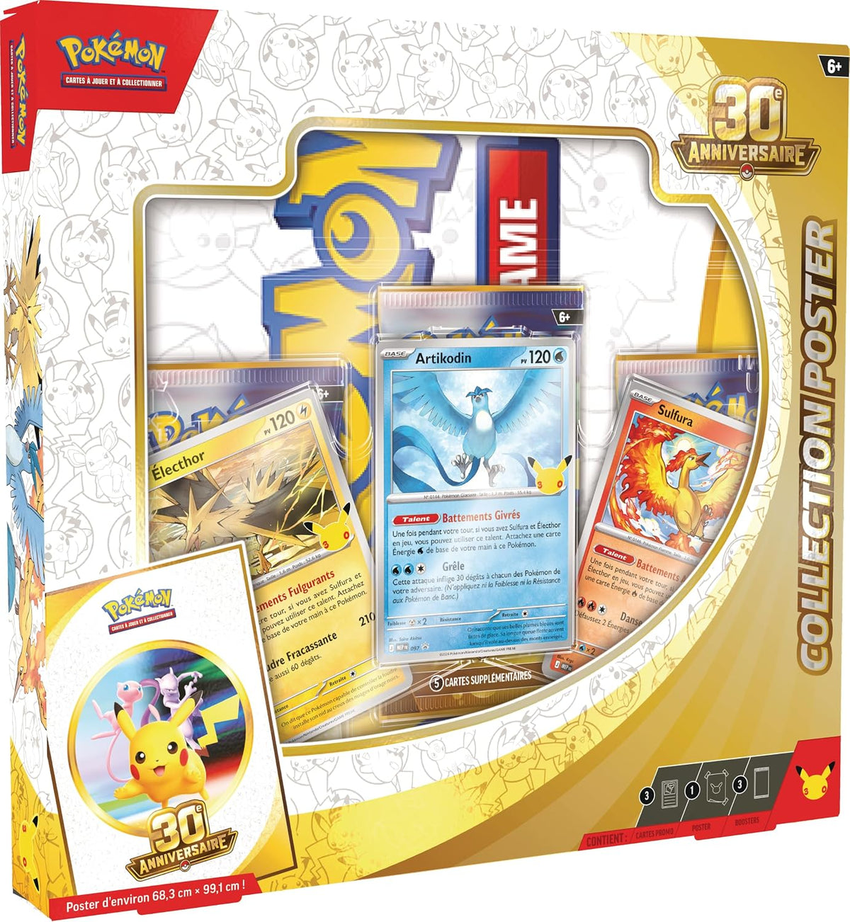 Pokémon : Collection Poster 30e Anniversaire [FR]