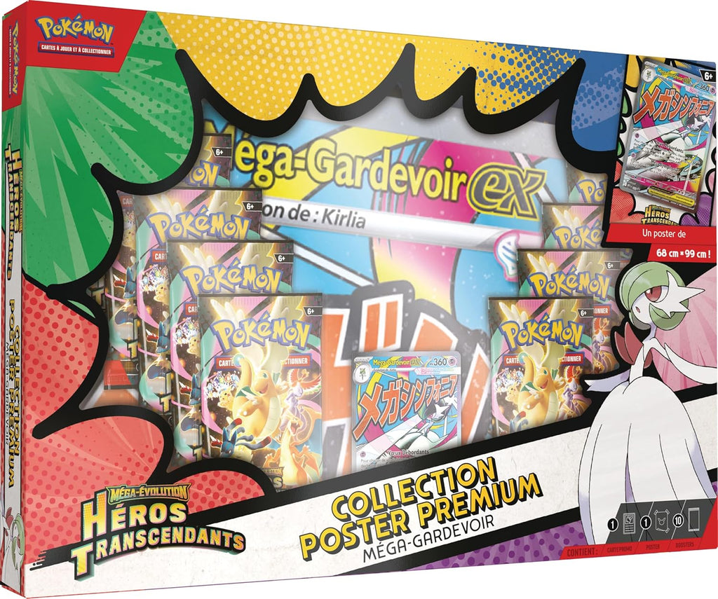 Pokémon : Collection Poster Premium Méga-Évolution – Héros Transcendants – Méga-Gardevoir [FR]