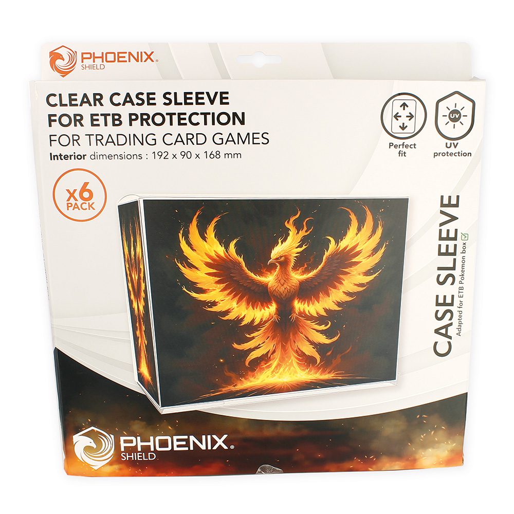 Crystal Box Protection For ETB UV 99% Phoenix Shield© (x6)