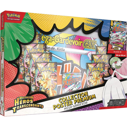 Pokémon : Collection Poster Premium Méga-Évolution – Héros Transcendants – Méga-Gardevoir ME2.5 [FR]