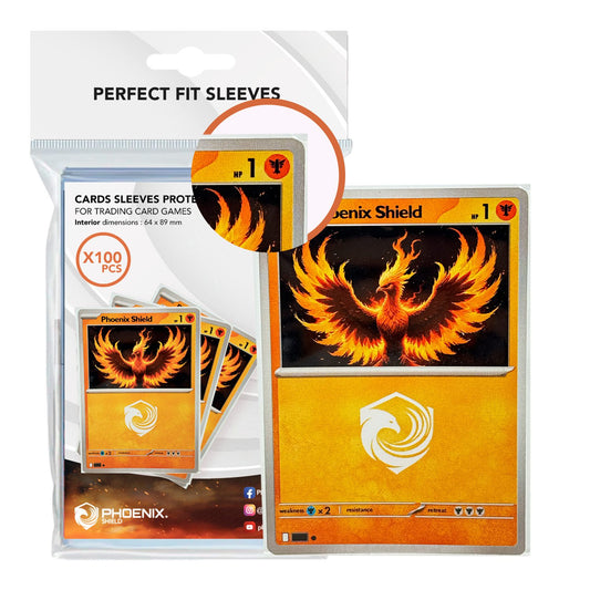Card Sleeves Protection Perfect Fit Phoenix Shield© (x200)