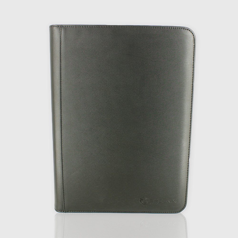 Zip Album Deluxe Black 360 Cards Phoenix Shield©