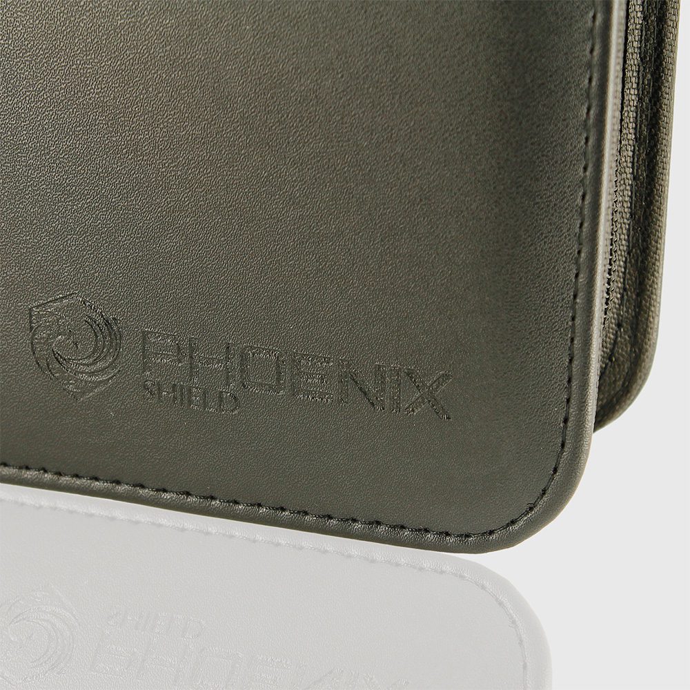 Zip Album Deluxe Black 360 Cards Phoenix Shield©