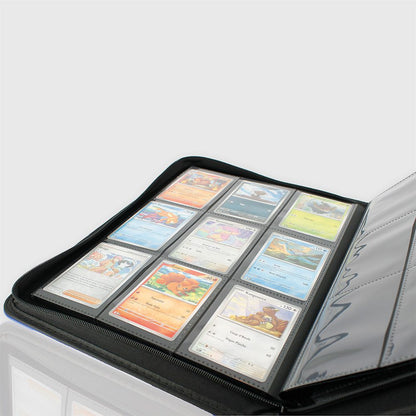 Zip Album Deluxe Black 360 Cards Phoenix Shield©