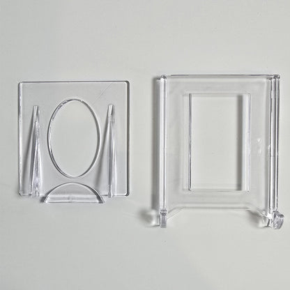 Chevalet transparent en acrylique pour carte ou petit cadre