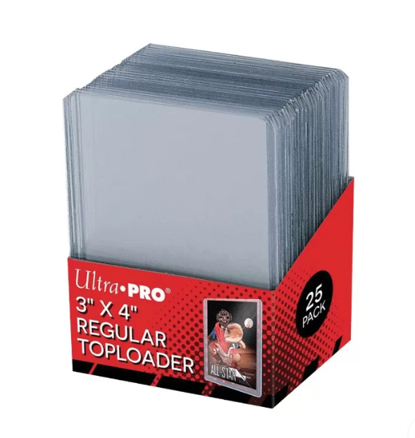 Ultra Pro - Protèges Cartes - Toploader Transparent Regular Ultra Clear 3"x4" Par 25
